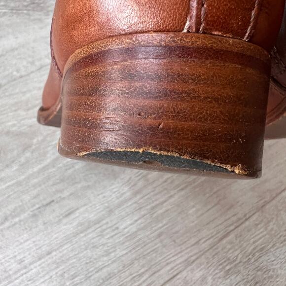 Tory Burch Boots Womens Size 6 Brown Nadine Leather Riding Tall Fall Wear - Picture 11 of 16